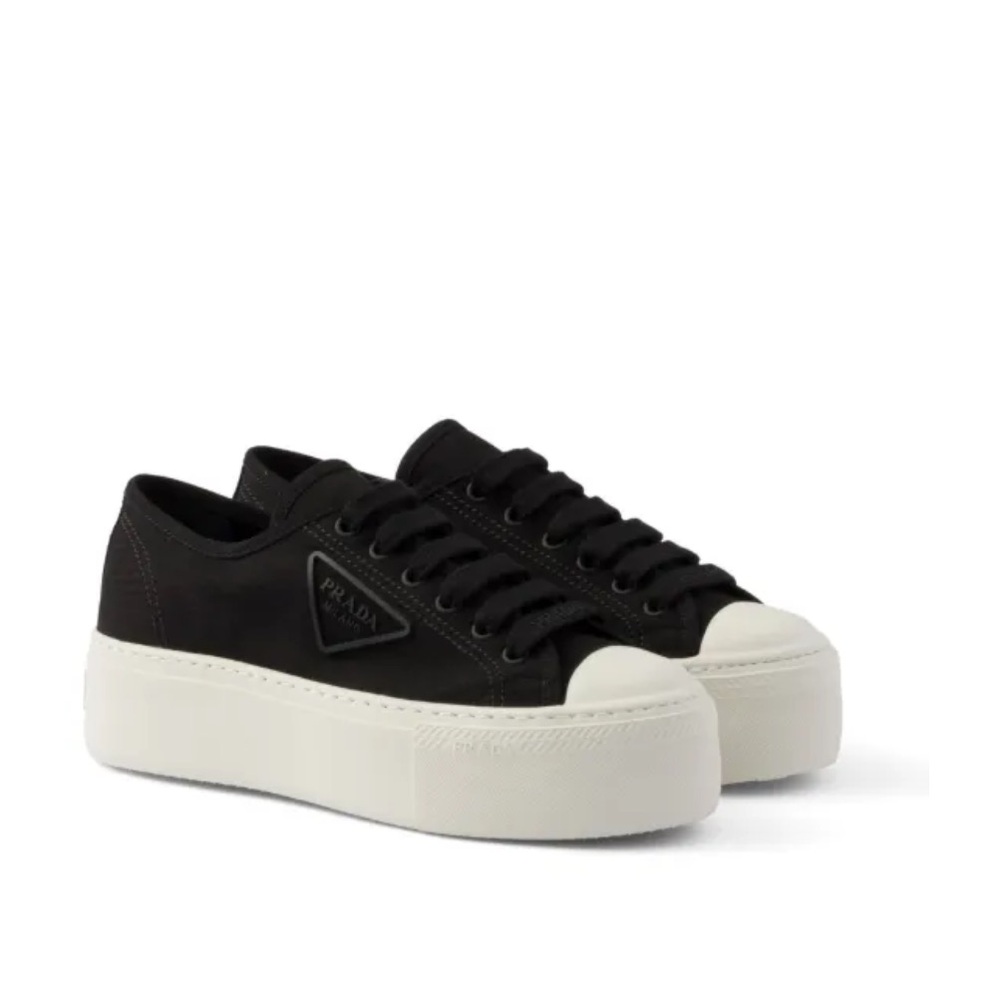 Prada Monochrome Platform Sneakers